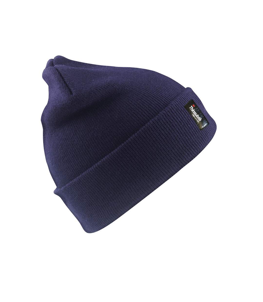 Unisex adult thinsulate heavyweight hat navy blue Result Winter Essentials-1