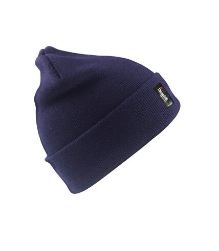 Result Winter Essentials Unisex Adult Thinsulate Heavyweight Hat (Navy Blue)
