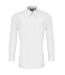 Chemise de travail en popeline à manches longues et coupe ajustée homme blanc Premier-1