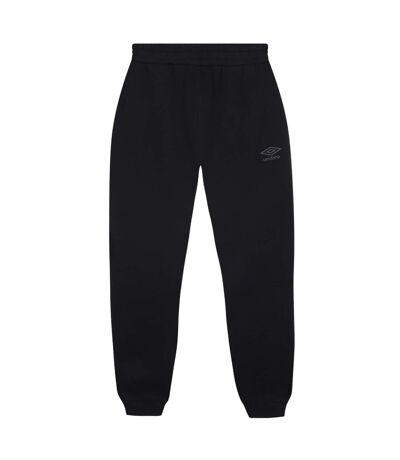 Umbro Mens Core Skinny Sweatpants (Black/Woodland Grey)