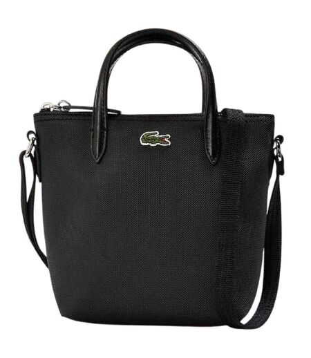 Logo Canvas Crossbody Bag One Size Black Lacoste