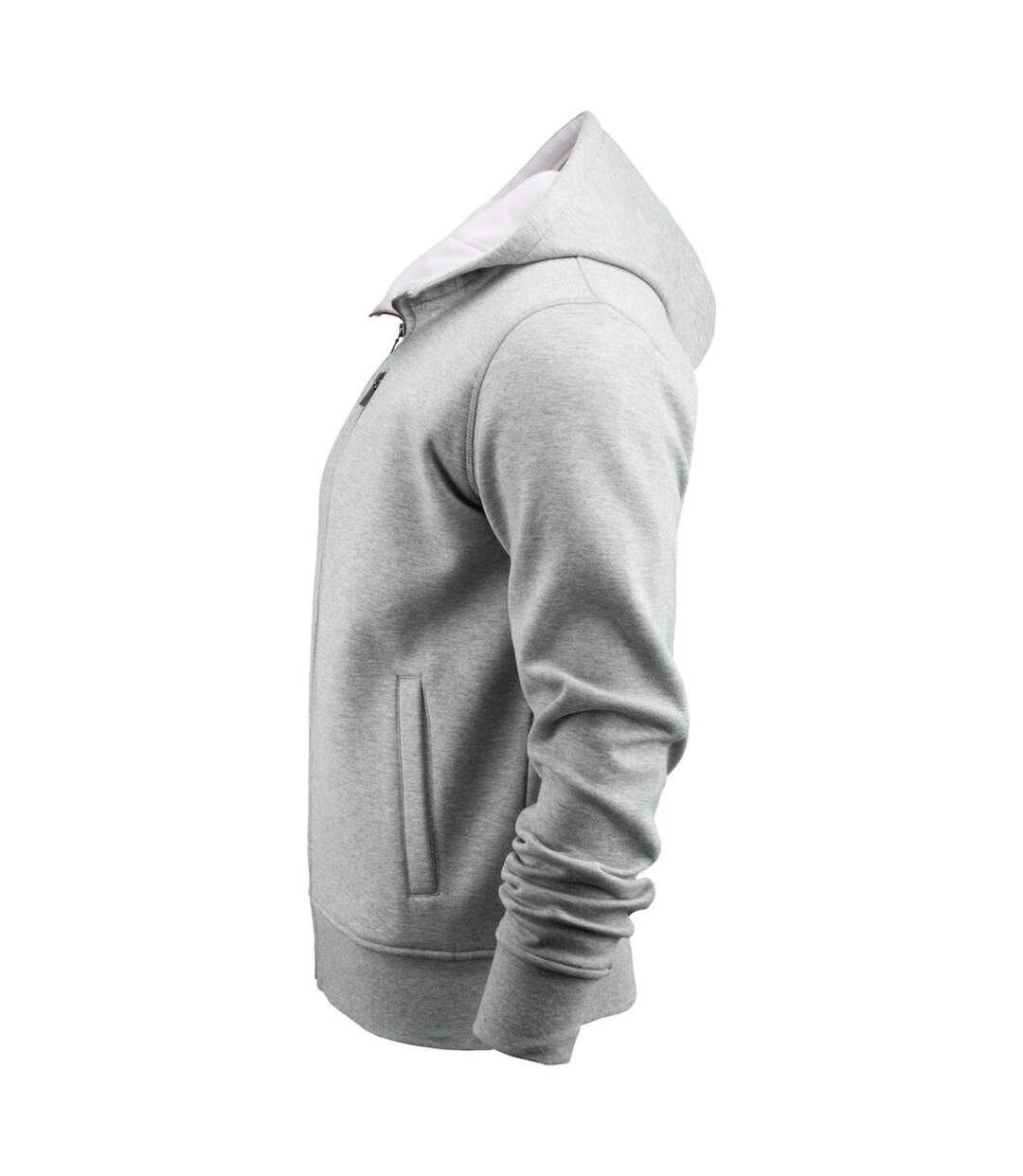 Veste À Capuche Homme Gris Chiné Chiné James Harvest-3