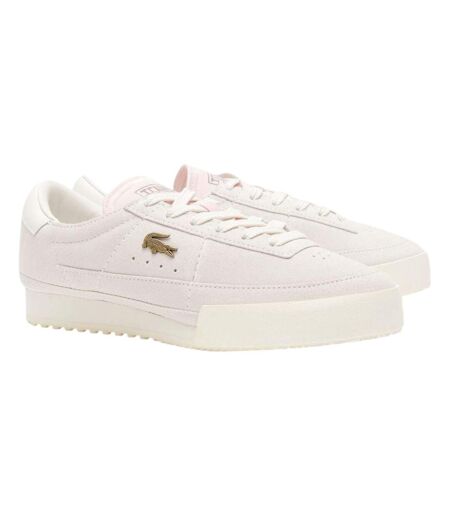 Womens/ladies L003 Neo Suede Chunky Sole Trainers Off White Lacoste