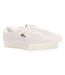 Womens/ladies L003 Neo Suede Chunky Sole Trainers Off White Lacoste-3