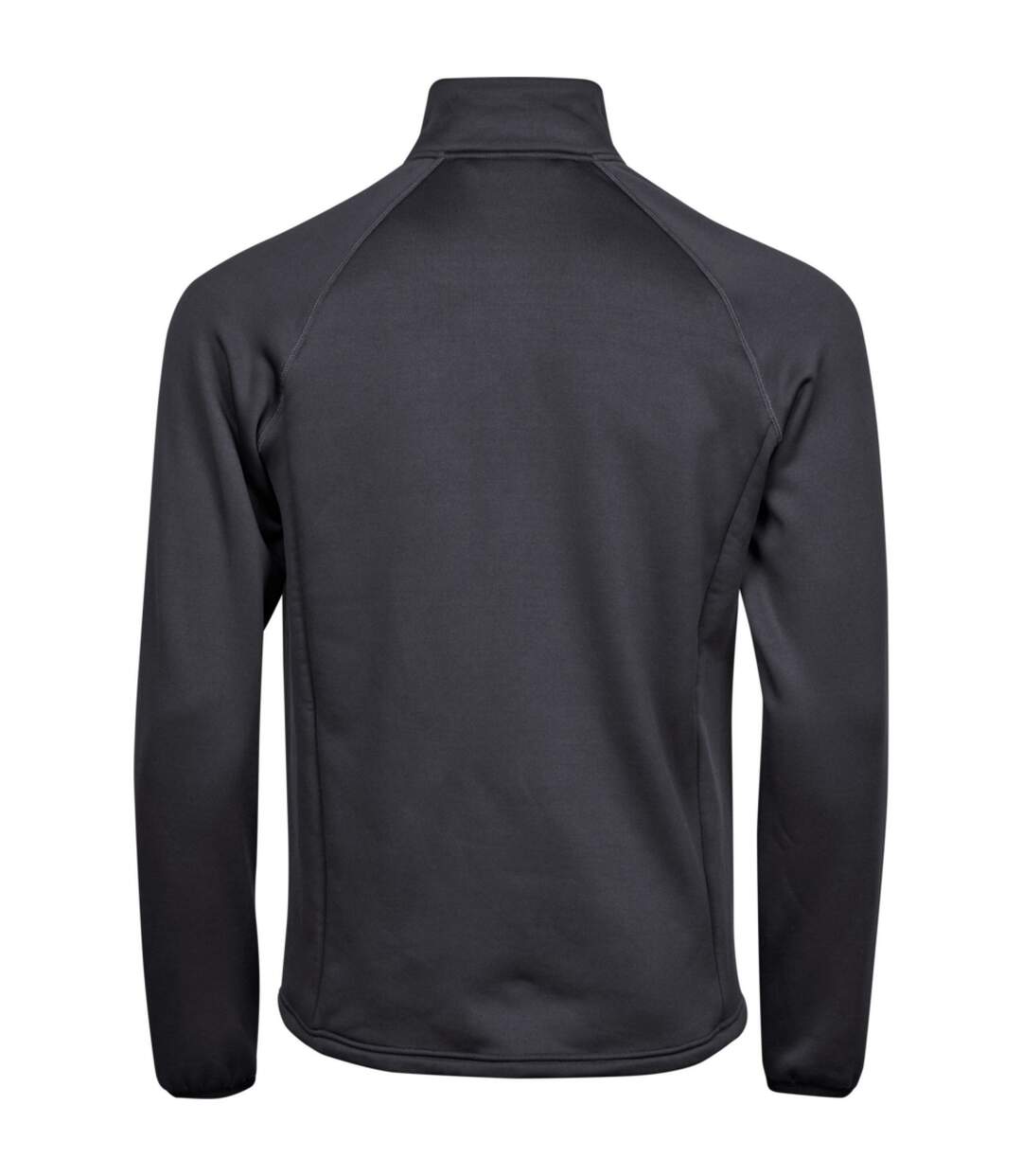 Mens stretch fleece jacket dark grey Tee Jays