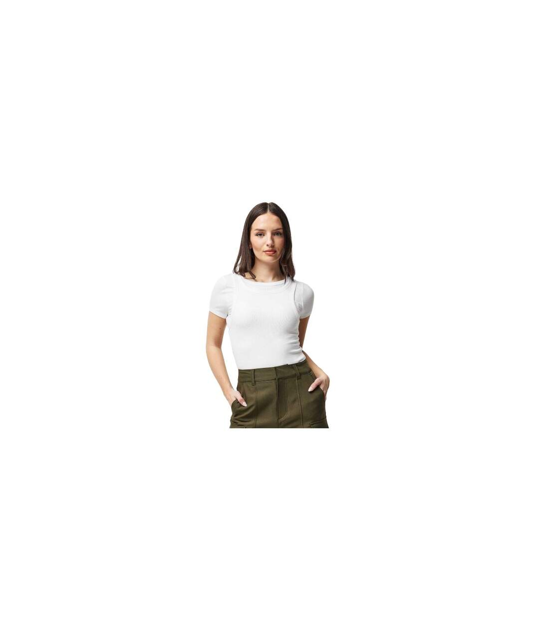 T-shirt Manches Courtes Femme Blanc Jack Wills-1