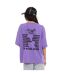 T-shirt femme oversize col rond print glitter devant et dos Vaness Vondutch-3