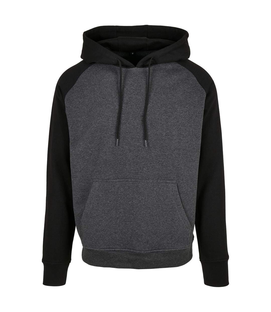 Sweat À Capuche Homme Charbon Noir Build Your Brand-1