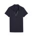 Womens/ladies Cloudspun Piped Short-sleeved Polo Shirt Deep Navy Puma-2