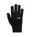 Unisex Adult Knitted Gloves Black Print Slazenger-4