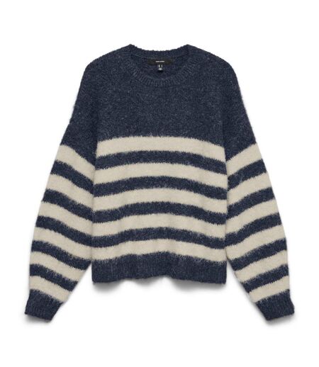 Pull rayé marine femme vero moda fotove stripe