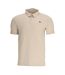 Polo Manches Courtes Motif/style À Rayures Homme Orange Blanc Lacoste-1