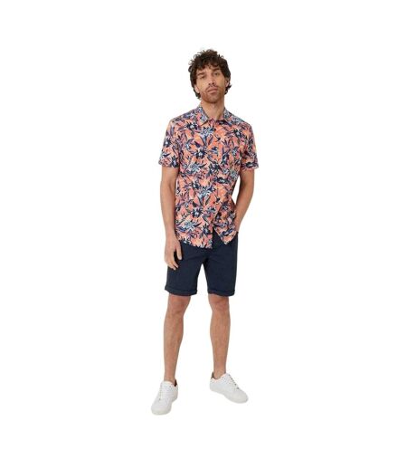 Chemise Motif/style Floral Latham Homme Corail Threadbare
