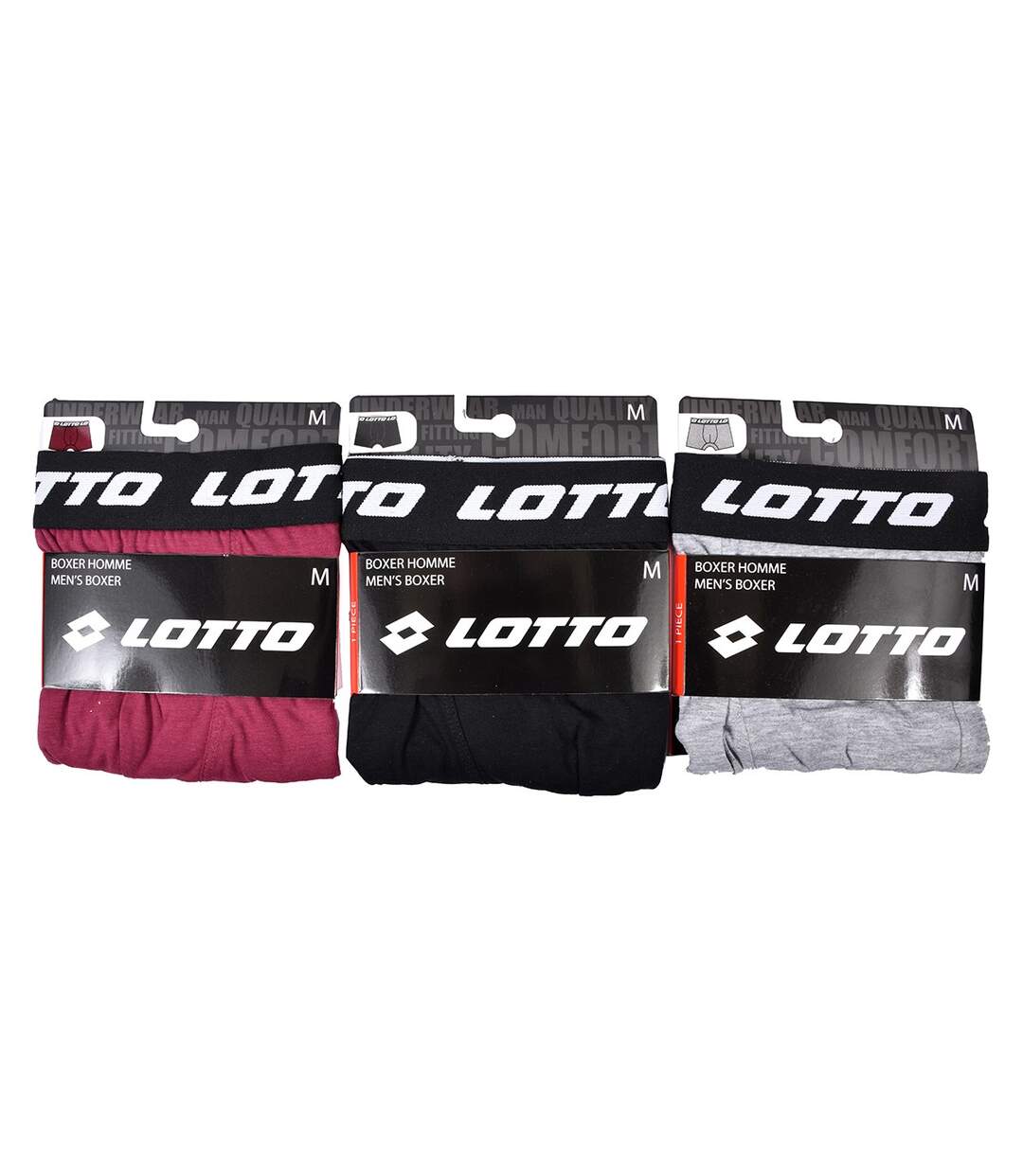 Boxer homme LOTTO Pack de 3 Boxers 0760-3