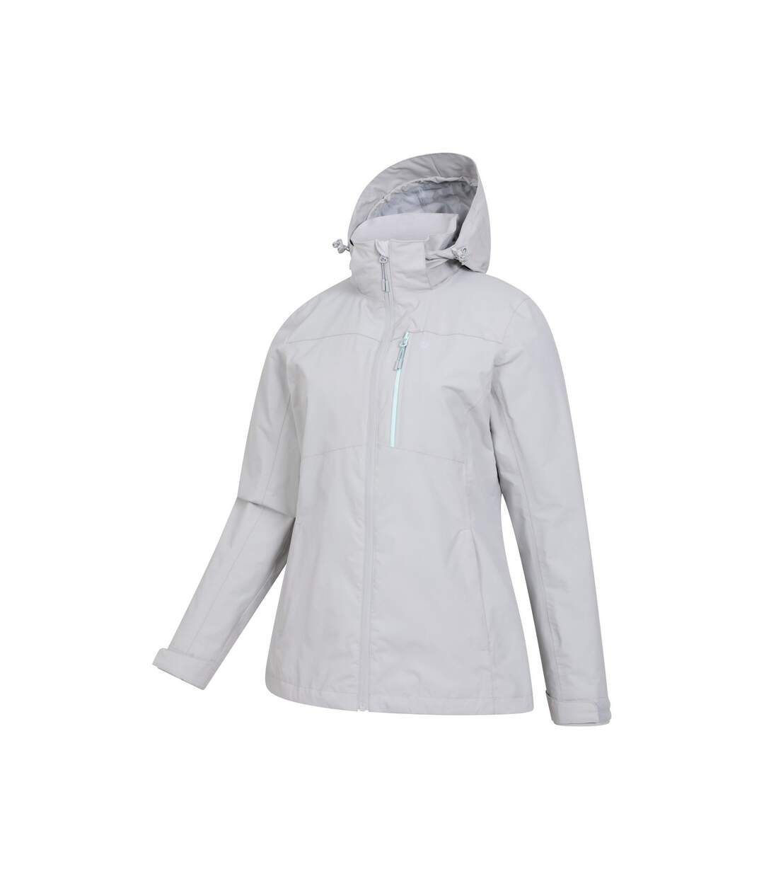 Womens/ladies Rainforest Ii Extreme Waterproof Jacket Grey Mountain Warehouse-4