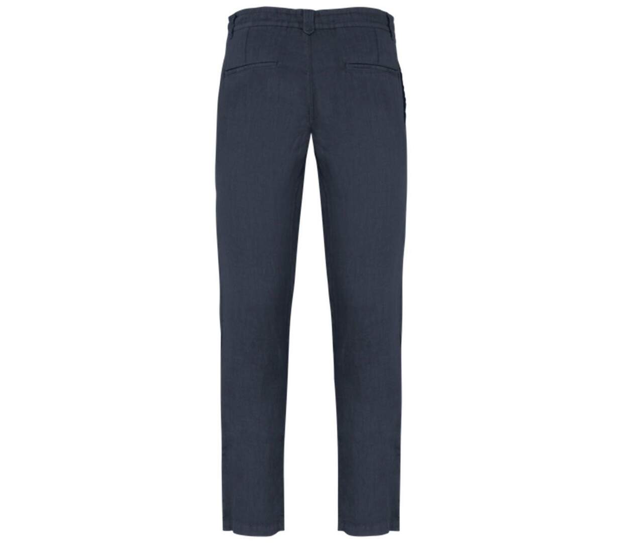 Pantalon en lin - Homme - PATS732 - bleu marine-3