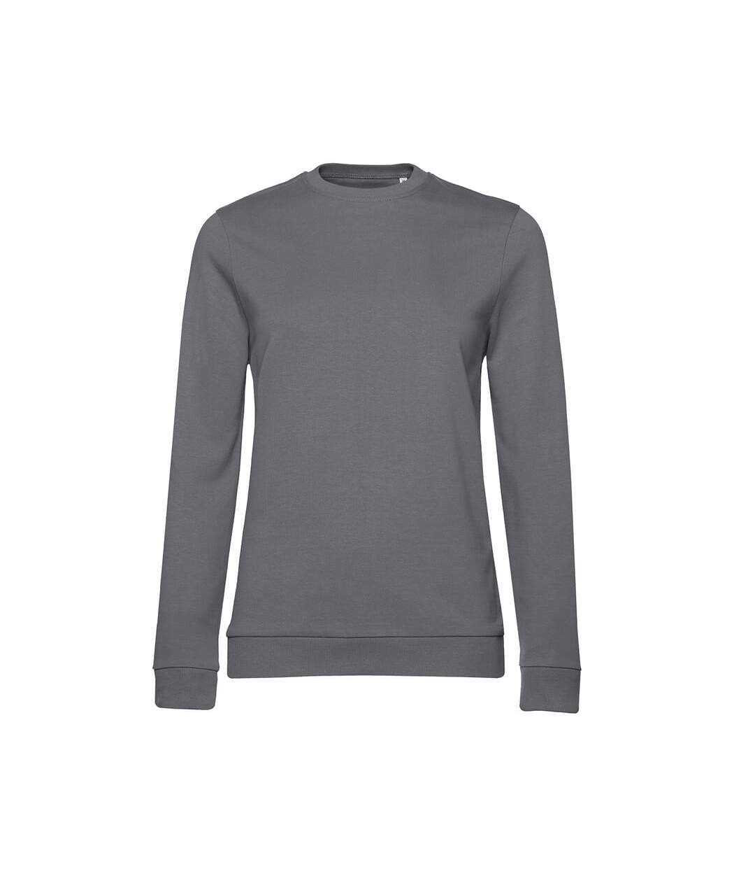Sweat Femme Gris Éléphant B&C-1