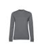 Sweat Femme Gris Éléphant B&C-1