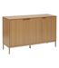 Buffet bas 3 portes en bois TASSO - Beige-1