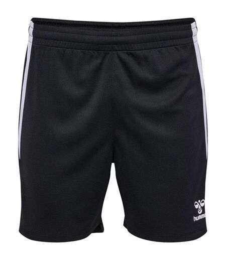 Mens Lead Side Stripe Training Shorts Black Hummel