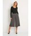 Jupe-culotte taille semi-élastiquée maille milano-4