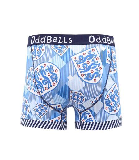 OddBalls Mens Retro England FA Boxer Shorts (Blue) - UTOB159