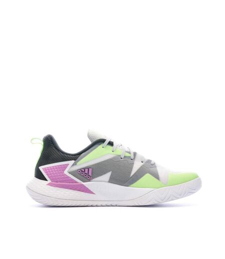 Chaussures de tennis blanc/gris homme adidas defiant speed