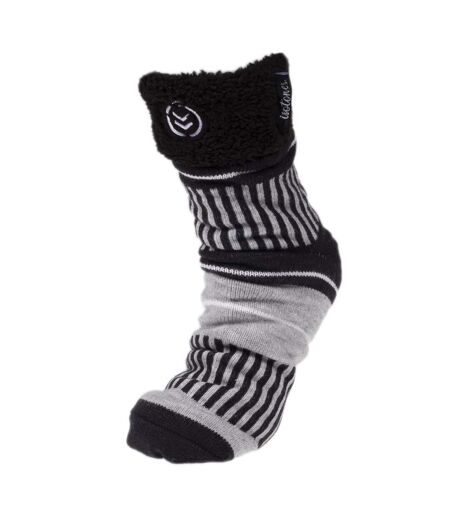 Isotoner Chaussettes d'intérieur homme ultra confortables, avec picots antidérapants