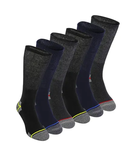 Chaussettes de travail respirantes pour diabétiques pour hommes Multipack