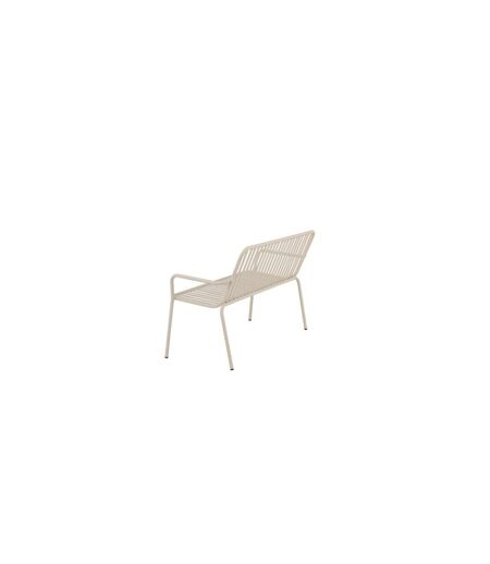 Banc de Jardin en Métal Peking 130cm Beige