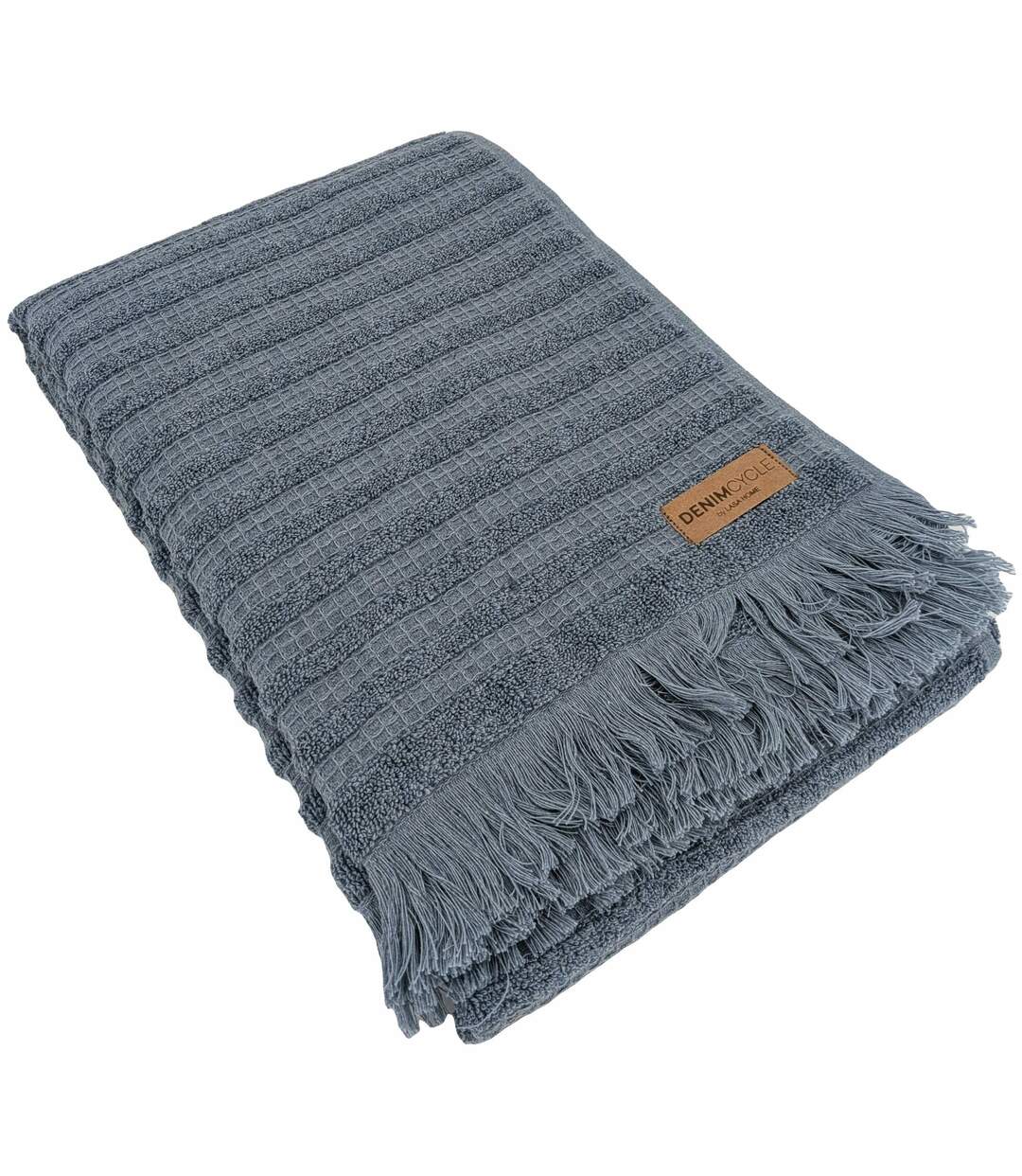 Drap de douche coton collection DENIM A rayures-1