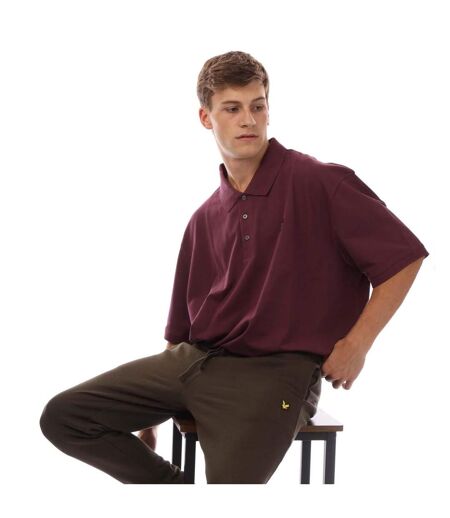 Polo Uni Homme Violet Foncé Lyle & Scott