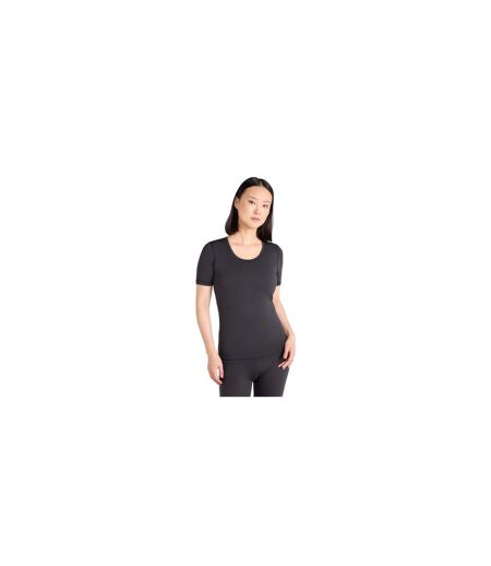 Womens/ladies Keep The Heat Isotherm T-shirt Black Mountain Warehouse