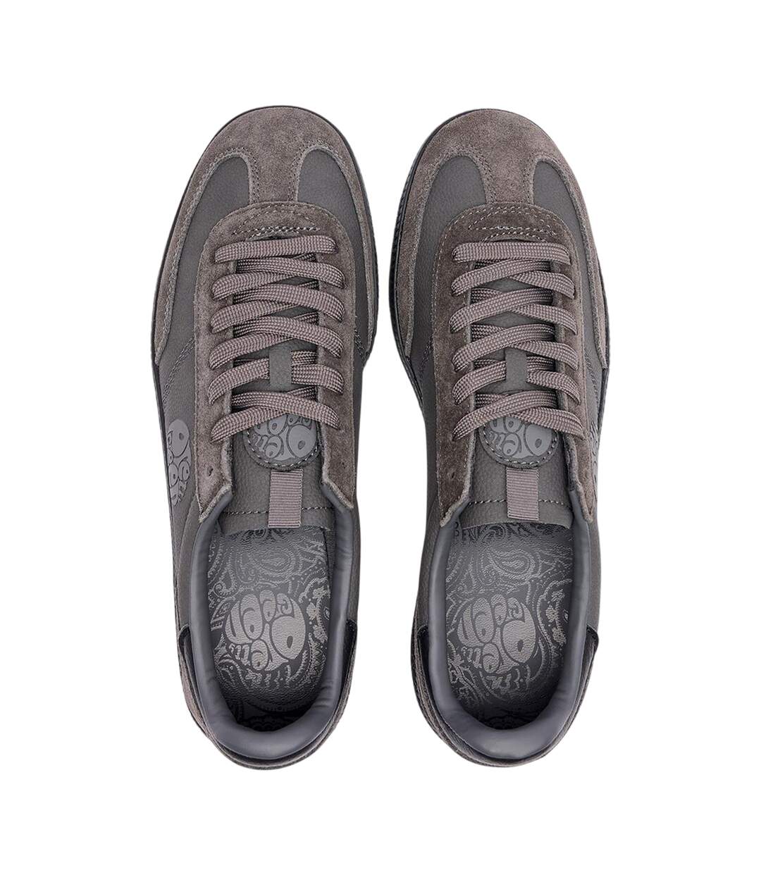 Baskets Ramblas G25 Homme Gris Noir Pretty Green-3