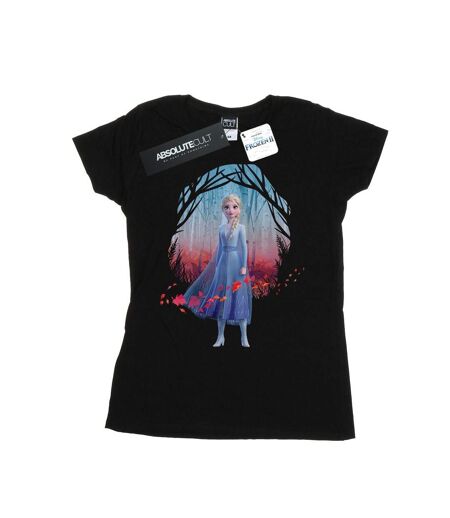 Disney Femme/Les femmes Frozen 2 Elsa Find The Way - T-shirt en coton (Noir) - UTBI21629