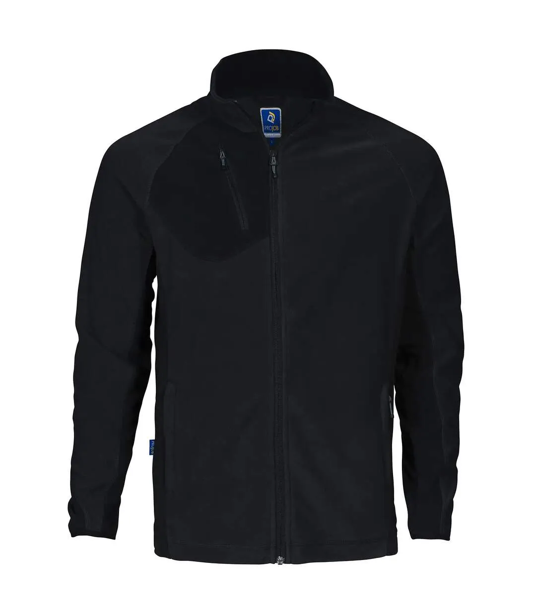 Veste Polaire Manches Raglan Prio Homme Noir Projob-1