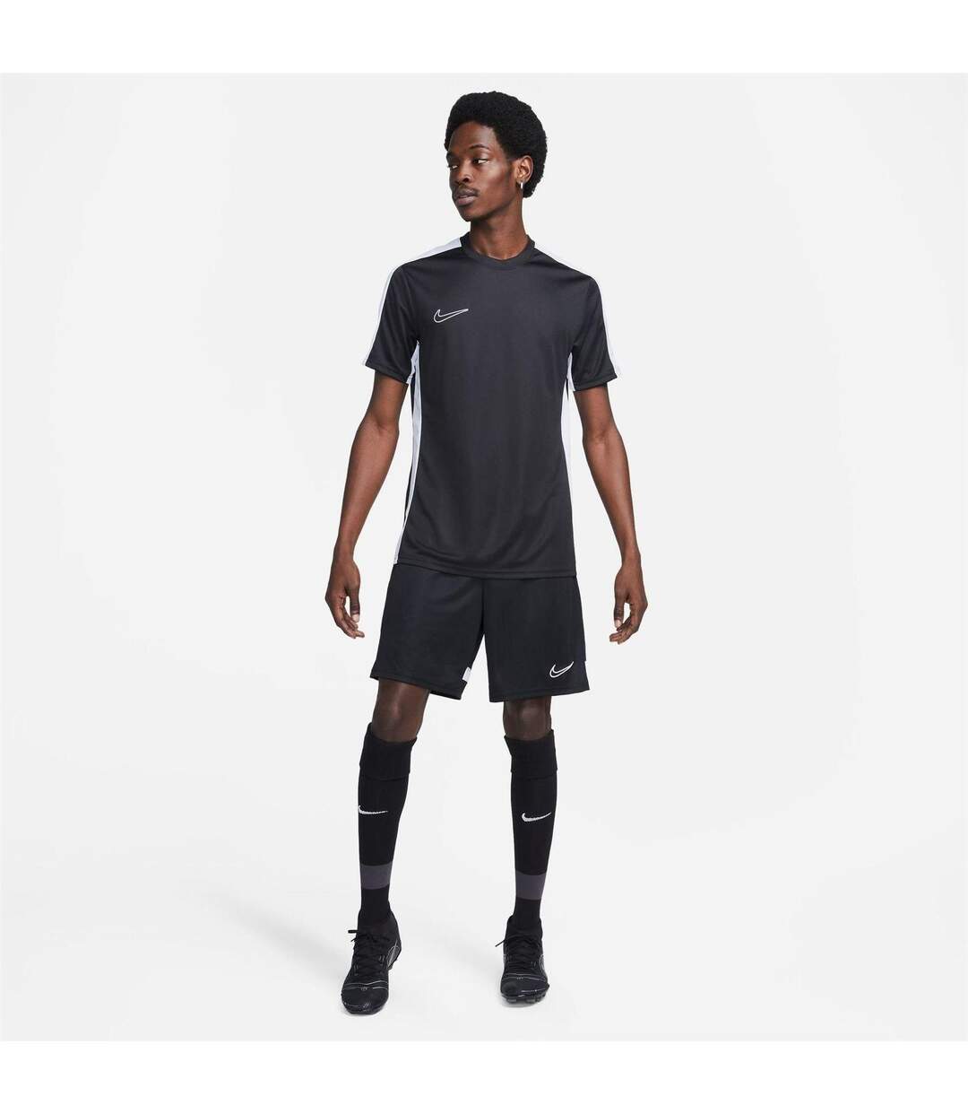 T-shirt Entraînement Academy Homme Noir Blanc Nike-4