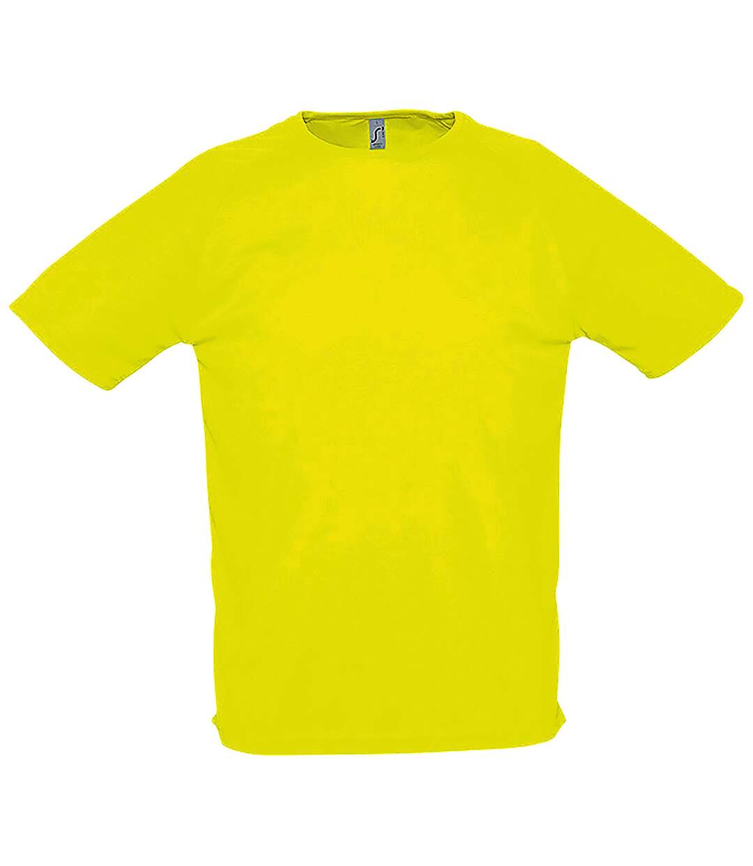 SOLS Mens Sporty Short Sleeve Performance T-Shirt (Neon Yellow)