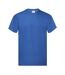 Mens Original T-shirt Royal Blue Fruit Of The Loom-1