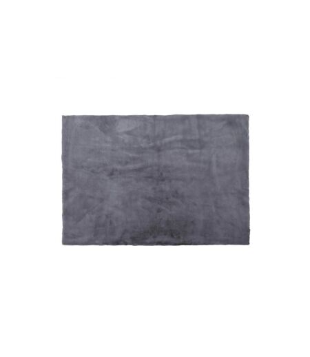 Tapis Imitation Fourrure Fin 120x170cm Gris