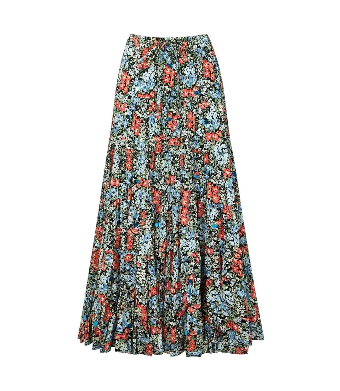 Womens/ladies Boho Maxi Skirt Multicoloured Joe Browns-2