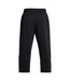Mens Fleece Plain Baggy Sweatpants Black Under Armour-3