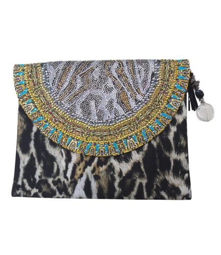 Pochette Motif/style Imprimé Animal Siberia Taille Unique Marron Inoa