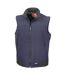 Result Mens Softshell Bodywarmer Breathable Weatherproof Jacket (Navy/Black) - UTBC859