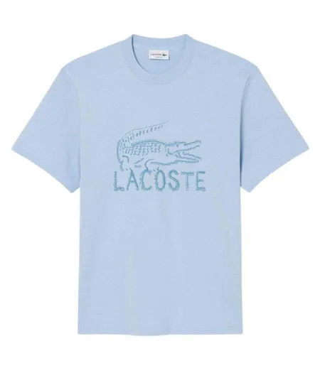 T-shirt Motif/style Logo Homme Bleu Lacoste