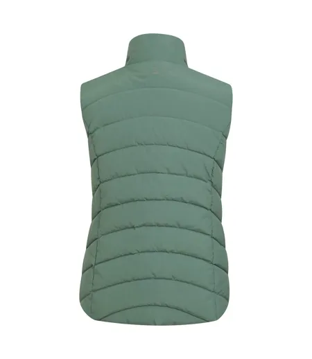 Womens/ladies Opal Padded Gilet Dark Green Mountain Warehouse