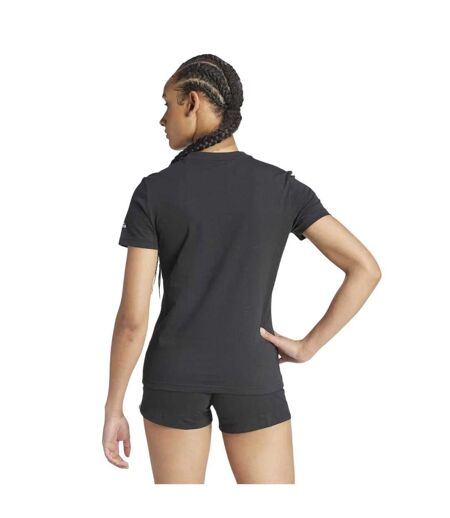 T-shirt Motif/style Logo Femme Noir Adidas