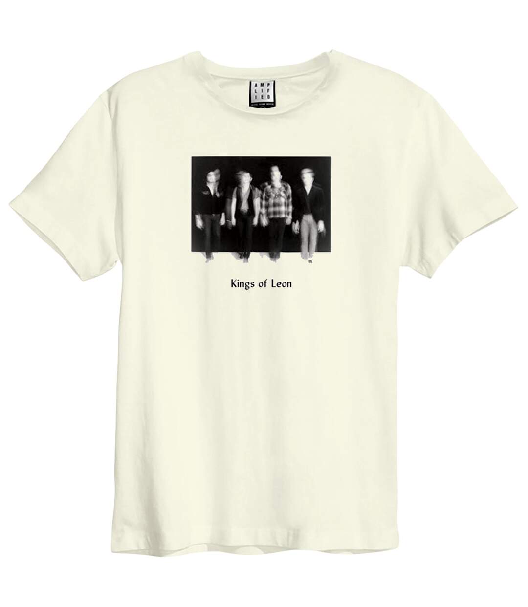 T-shirt blurred photo adulte blanc Amplified