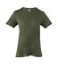 T-shirt Femme Vert Kaki Bella + Canvas-2