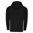 Unisex adult organic hoodie deep black Awdis-2